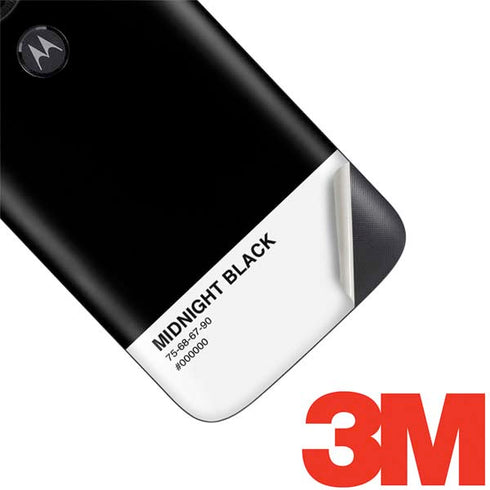 Midnight Black Moto E5 Play Skin